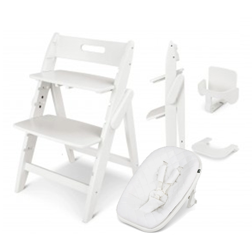 OFERTA YIPPY PLAIN SNOW trona starter set , bandeja y hamaca
